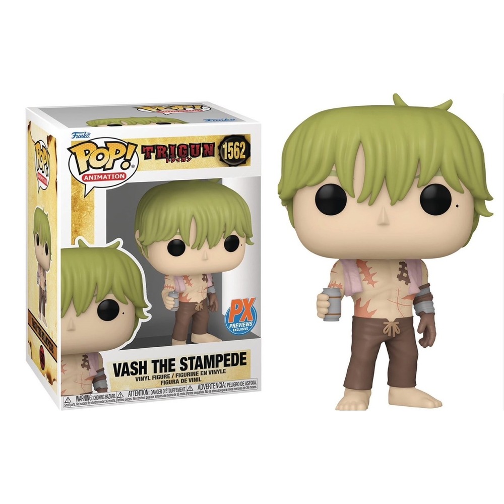 Funko Pop! Vash The Stampede #1562 Trigun Vinyl Figure w/ Box Anime PX Previews